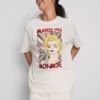 Marilyn Monroe -ylisuuri puuvillainen t-paita