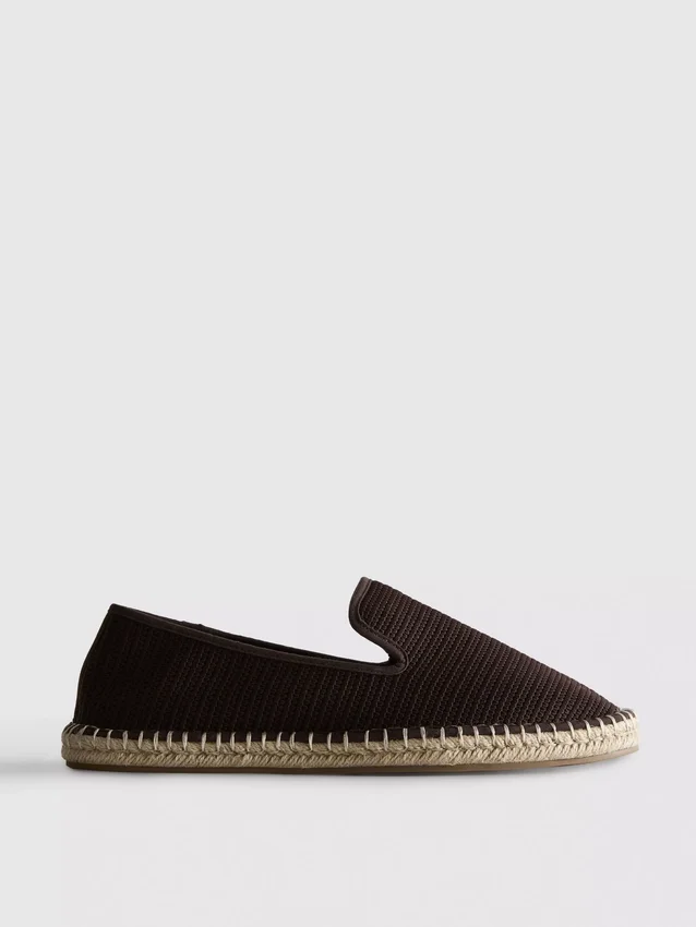 Matala neulottu espadrilli