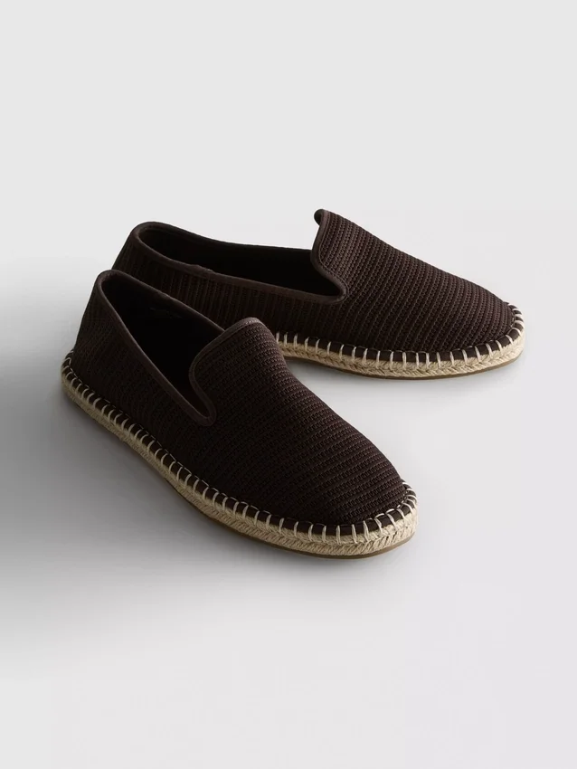 Matala neulottu espadrilli