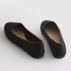 Mokkanahkaiset ballerinamatalat kengät
