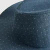 Nastoitettu denim-cowboyhattu