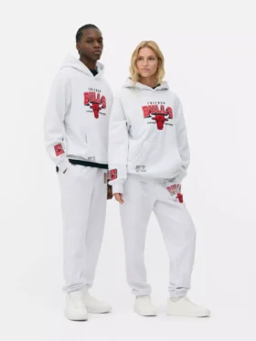 NBA Chicago Bulls -logolla varustettu huppari