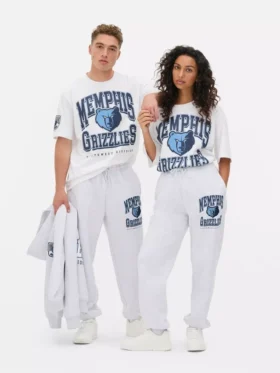 NBA Memphis Grizzlies -kiristysnauhalliset verryttelyhousut