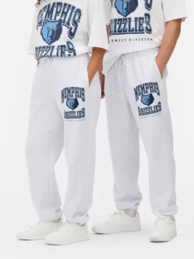 NBA Memphis Grizzlies -kiristysnauhalliset verryttelyhousut