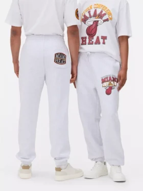 NBA Miami Heat -kiristysnauhalliset verryttelyhousut