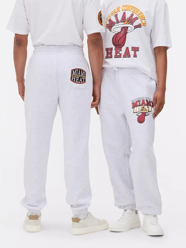 NBA Miami Heat -kiristysnauhalliset verryttelyhousut