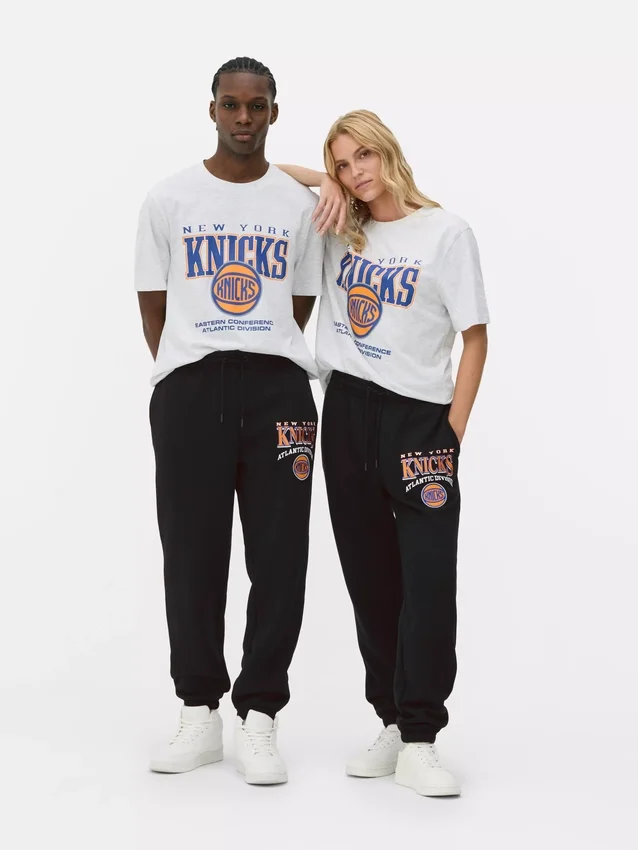 NBA New York Knicks -nauhalliset verryttelyhousut