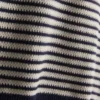 Neulottu raidallinen halter-mekko