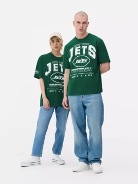 New York Jets -logolla varustettu t-paita
