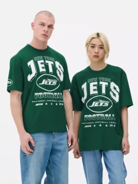 New York Jets -logolla varustettu t-paita