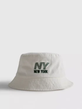 New York -logolla varustettu bucket-hattu