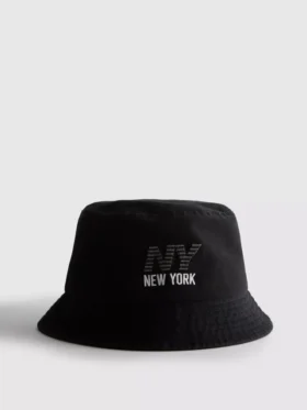 New York -logolla varustettu bucket-hattu