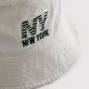 New York -logolla varustettu bucket-hattu