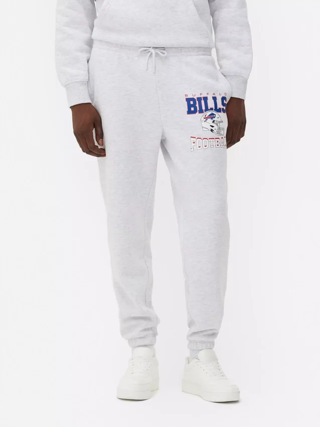 NFL Buffalo Bills -collegehousut, joissa on käänteiset lahkeensuut