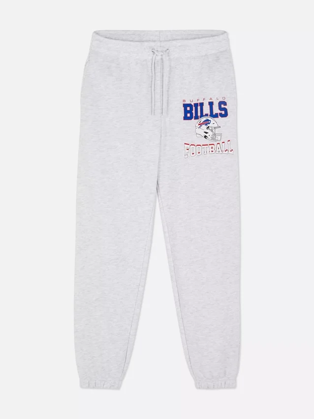 NFL Buffalo Bills -collegehousut, joissa on käänteiset lahkeensuut