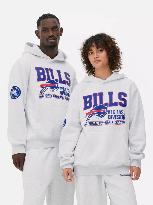 NFL Buffalo Bills -painettu huppari
