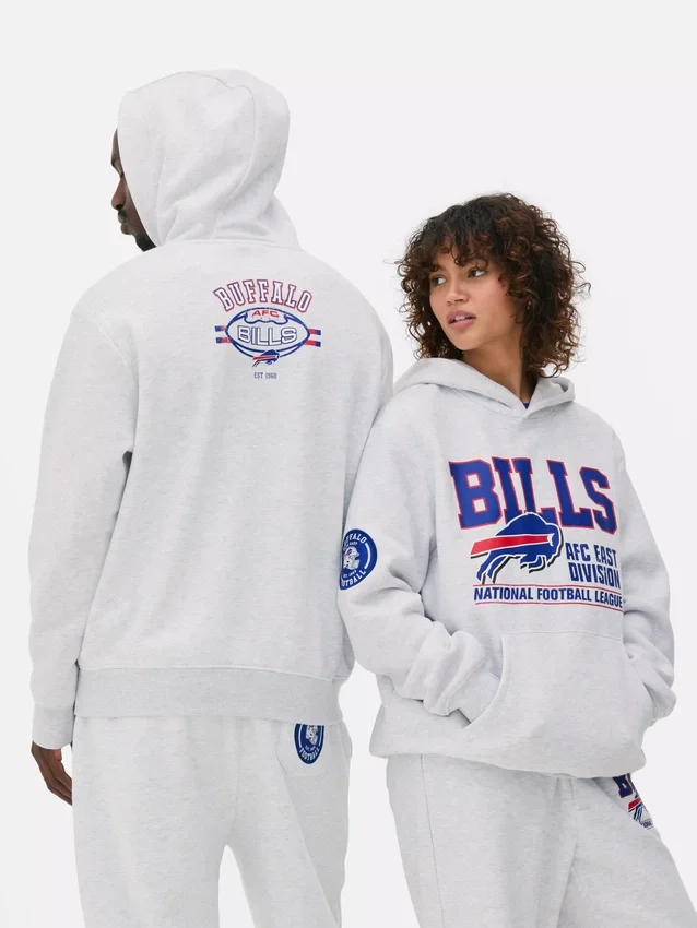 NFL Buffalo Bills -painettu huppari