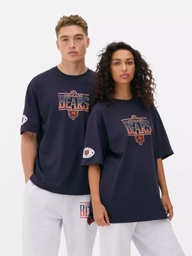 NFL Chicago Bears -painettu t-paita
