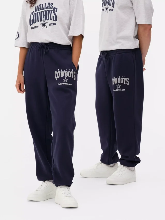 NFL Dallas Cowboys -painetut verryttelyhousut