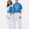 NFL Detroit Lions -collegehousut, joissa on kiristysnauha