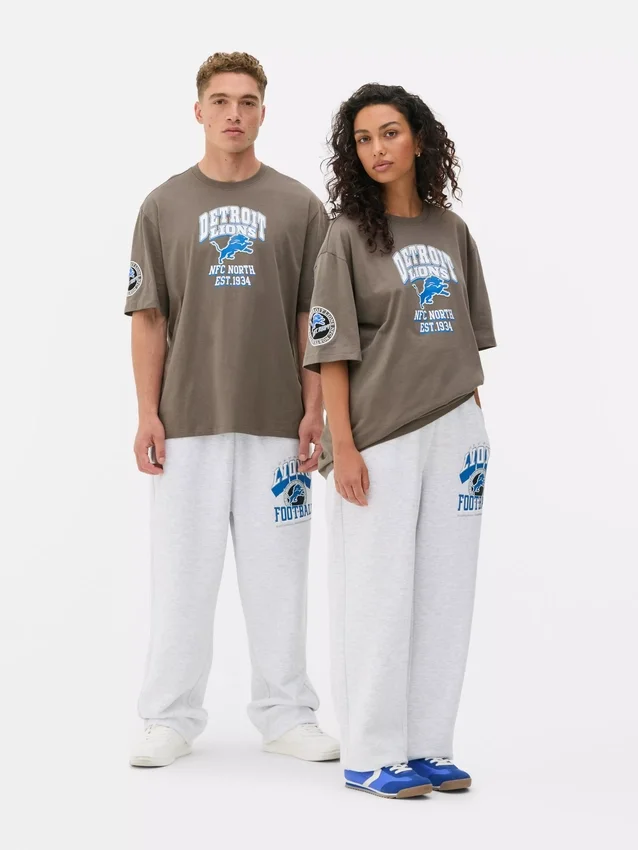 NFL Detroit Lions -logolla varustettu t-paita