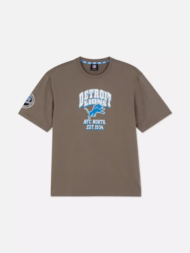 NFL Detroit Lions -logolla varustettu t-paita