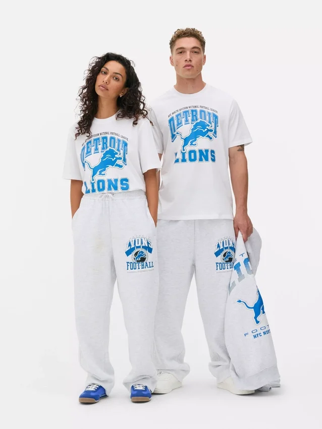 NFL Detroit Lions -painettu t-paita