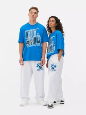 NFL Detroit Lions -painettu t-paita