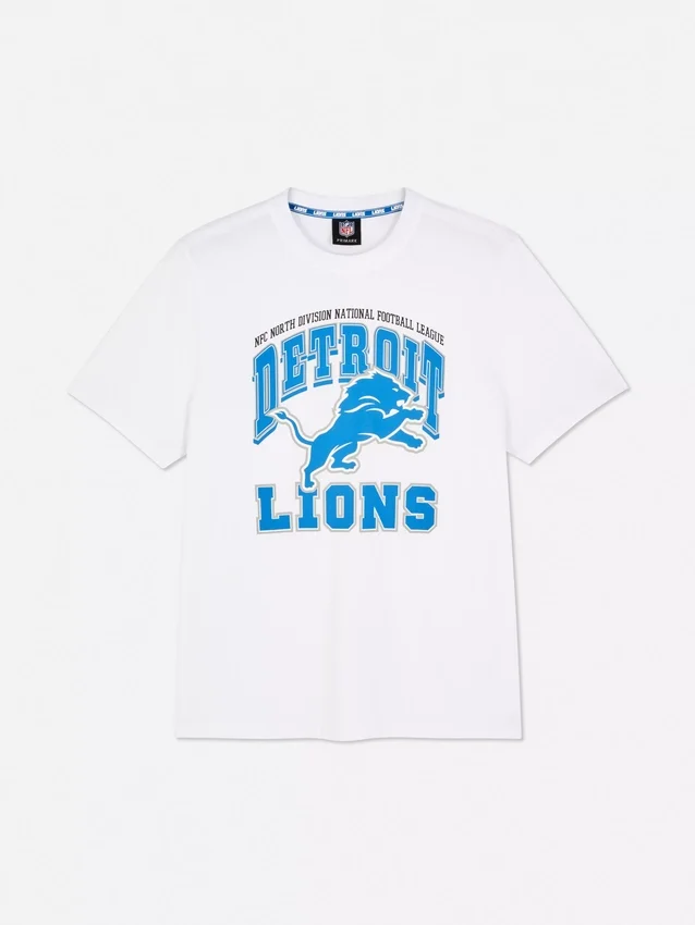 NFL Detroit Lions -painettu t-paita