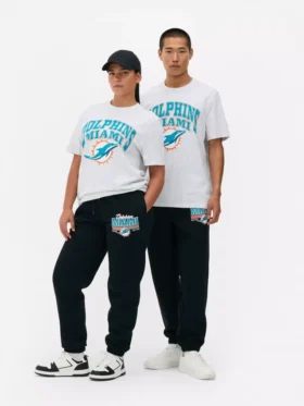 NFL Miami Dolphins -logolla varustettu t-paita