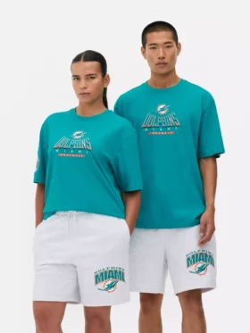 NFL Miami Dolphins -logolla varustettu t-paita