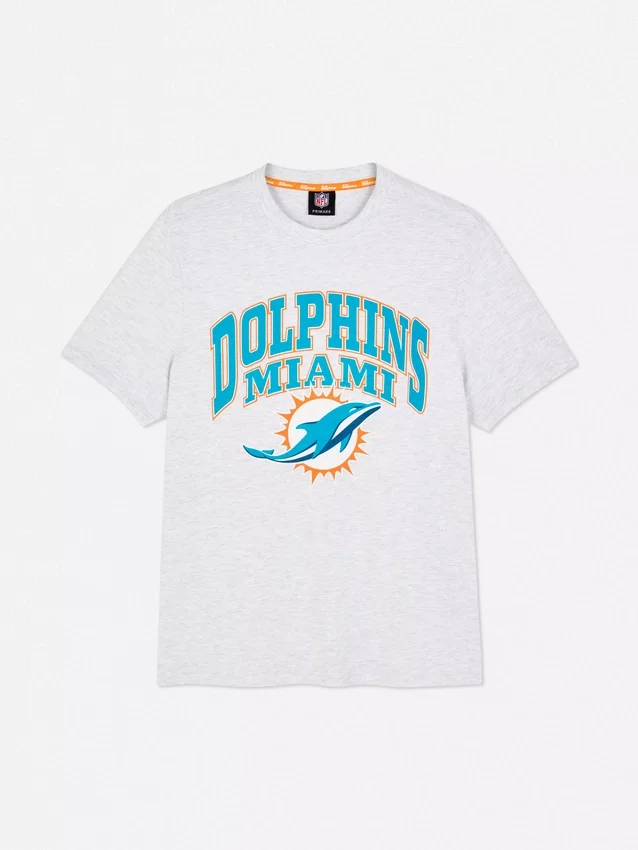 NFL Miami Dolphins -logolla varustettu t-paita