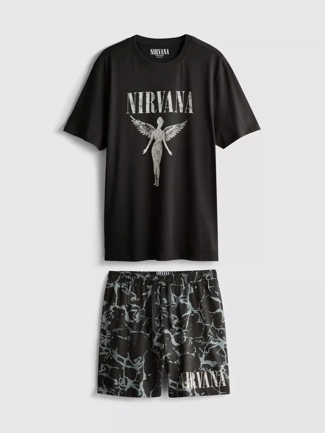 Nirvana-lyhyt pyjamasetti