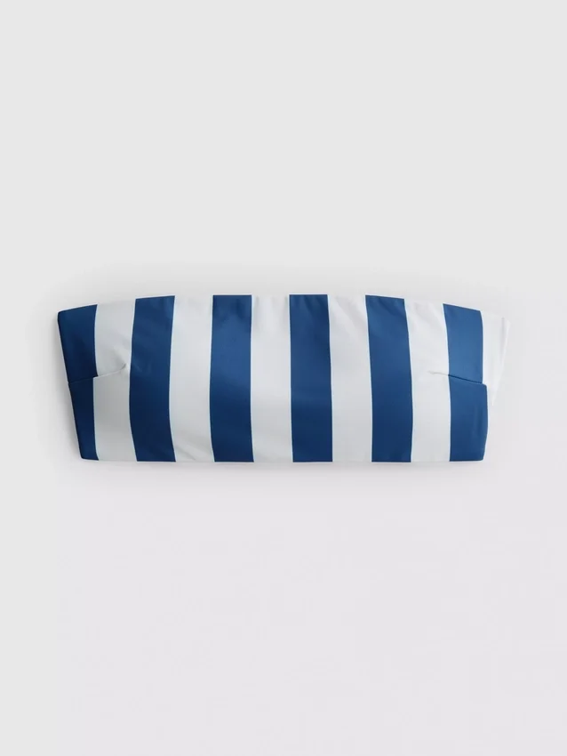 Painettu bandeau-bikiniliivi