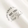Painettu puuvillainen pyöreäkaulainen pyjamatti