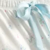 Painettu satiininen rusettipyjamat