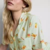 Painetut boyfriend-tyyliset lyhyet pyjamat