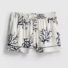 Painetut korallinväriset pyjamat-shortsit