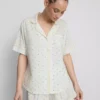 Painetut lyhyet boyfriend-pyjamat
