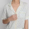 Painetut lyhyet boyfriend-pyjamat