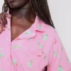 Painetut lyhyet boyfriend-pyjamat