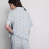 Painetut lyhyet boyfriend-pyjamat