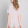 Painetut lyhyet boyfriend-pyjamat