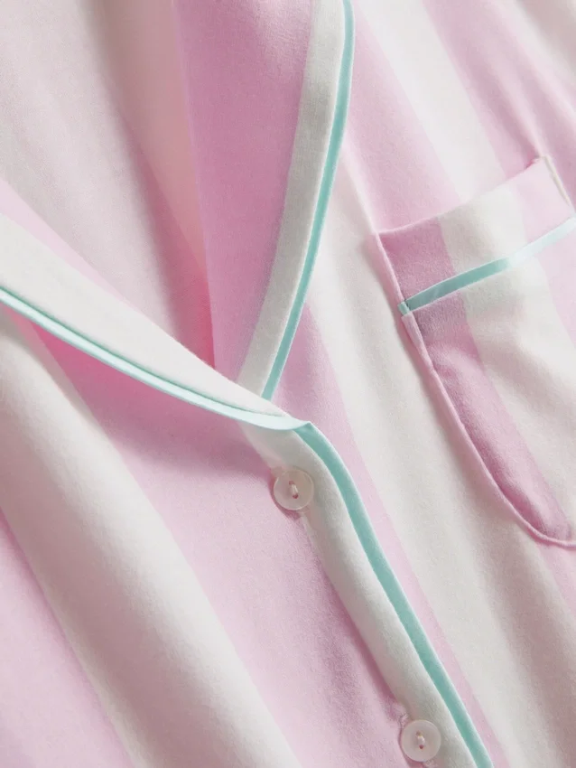 Painetut lyhyet boyfriend-pyjamat