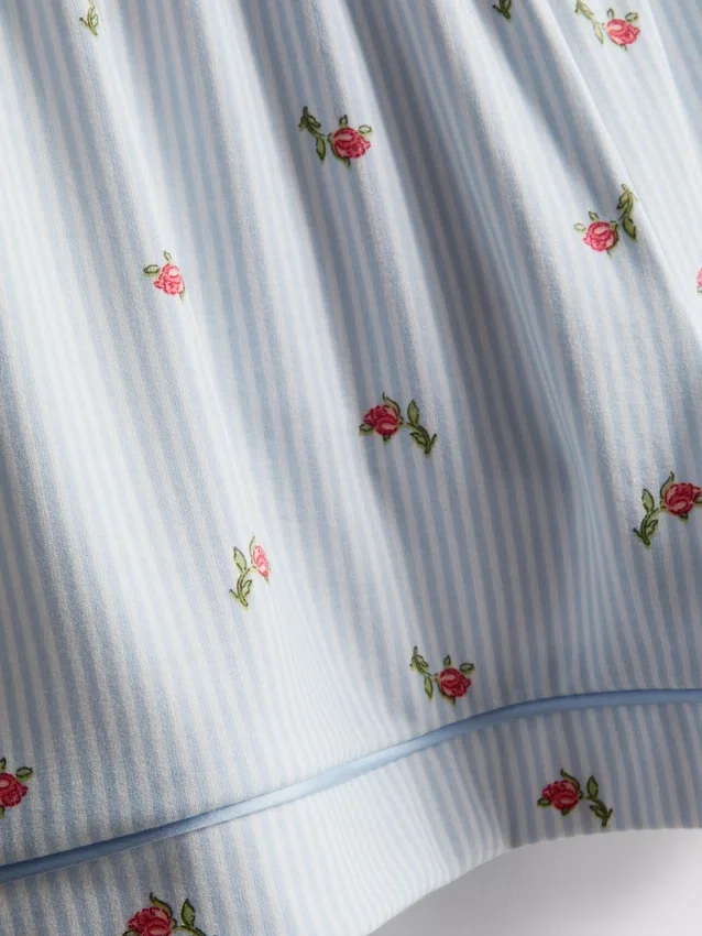 Painetut lyhyet boyfriend-pyjamat