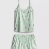 Painetut lyhyet pyjamat
