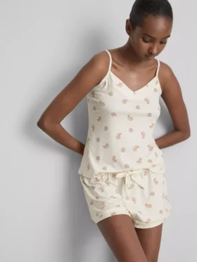 Painetut lyhyet pyjamat