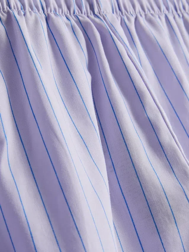 Painetut puuvillaiset pyjamat