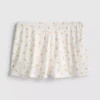 Painetut ribbineulotut pyjamat-shortsit
