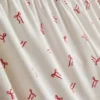 Painetut ribbineulotut pyjamat-shortsit